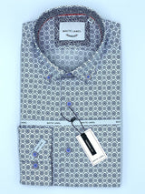 Shirt WL8327 White Blue Tapered