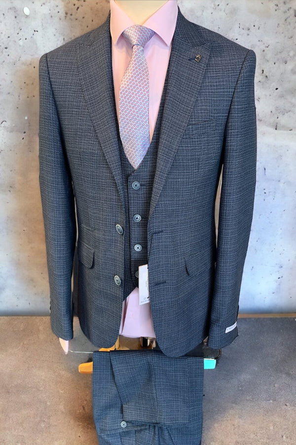 Orlando Blue 3pc Tapered Suit