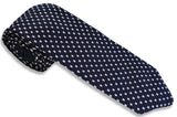 TCPA-110, Navy-White Knitted Tie