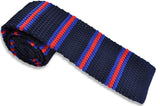 TCPA-111, Navy-Blue-Red Knitted Tie