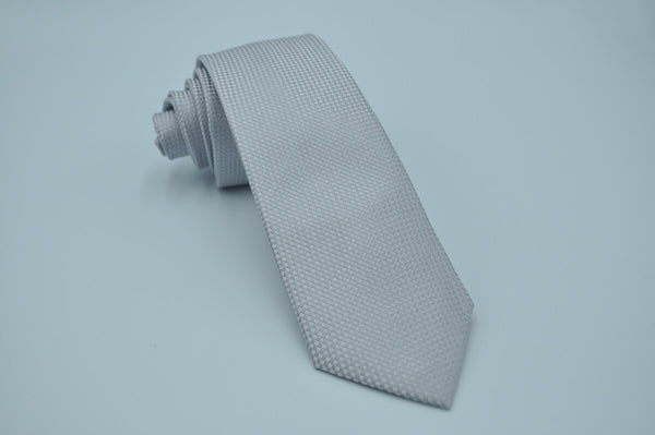 TCPL-16 Silver Plain Tie