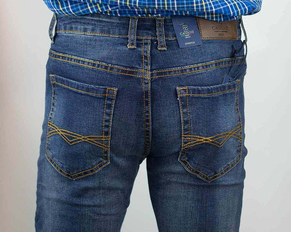 Milano Stonewash Stretch Denim Jeans