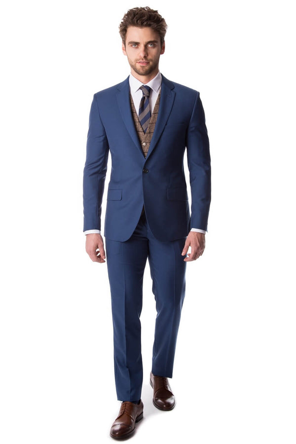 Wells Blue 2pc Slim Fit Suit