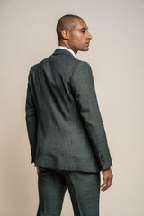 Caridi Olive Check 2pc Slim Fit Suit
